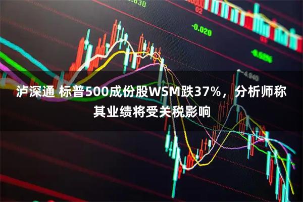 泸深通 标普500成份股WSM跌37%，分析师称其业绩将受关税影响
